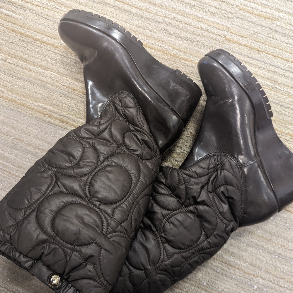 Coach Catina Puff Snow Boots sz 7.5